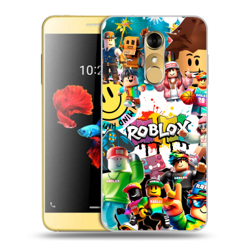 Силиконовый чехол на ZTE Blade A910 с принтом Roblox Роблокс Силиконовый чехол на ZTE Blade A910 с принтом Roblox Роблокс