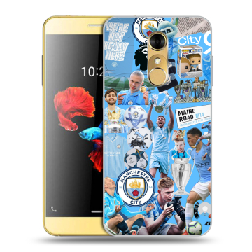 Силиконовый чехол на ZTE Blade A910 с принтом Man City Манчестер Сити Силиконовый чехол на ZTE Blade A910 с принтом Man City Манчестер Сити