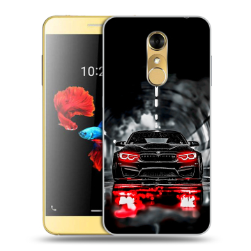 Силиконовый чехол на ZTE Blade A910 с принтом BMW БМВ Силиконовый чехол на ZTE Blade A910 с принтом BMW БМВ