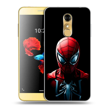 Силиконовый чехол на ZTE Blade A910 с принтом Spiderman Человек паук