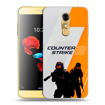 Силиконовый чехол на ZTE Blade A910 с принтом Counter Strike