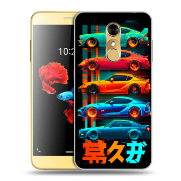 Силиконовый чехол на ZTE Blade A910 с принтом машины тачки Силиконовый чехол на ZTE Blade A910 с принтом машины тачки