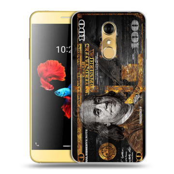 Силиконовый чехол на ZTE Blade A910 с принтом Доллар деньги