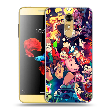 Силиконовый чехол на ZTE Blade A910 с принтом Gravity Falls Гравити Фолз