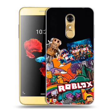 Силиконовый чехол на ZTE Blade A910 с принтом Roblox Роблокс Силиконовый чехол на ZTE Blade A910 с принтом Roblox Роблокс