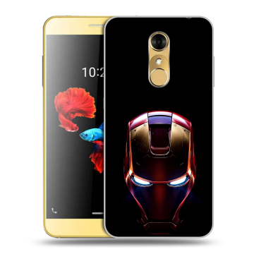 Силиконовый чехол на ZTE Blade A910 с принтом IronMan Железный человек Силиконовый чехол на ZTE Blade A910 с принтом IronMan Железный человек