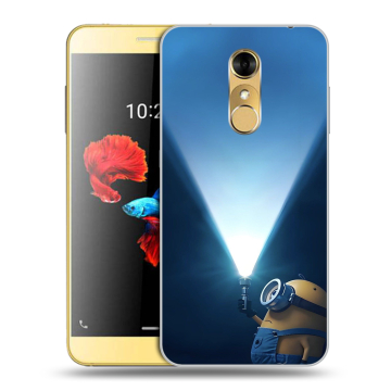Силиконовый чехол на ZTE Blade A910 с принтом Миньоны Силиконовый чехол на ZTE Blade A910 с принтом Миньоны