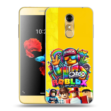 Силиконовый чехол на ZTE Blade A910 с принтом Roblox Роблокс Силиконовый чехол на ZTE Blade A910 с принтом Roblox Роблокс