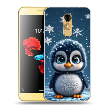 Силиконовый чехол на ZTE Blade A910 с принтом Новый год Силиконовый чехол на ZTE Blade A910 с принтом Новый год