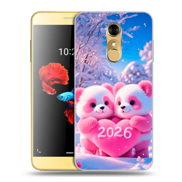 Силиконовый чехол на ZTE Blade A910 с принтом Новый год Силиконовый чехол на ZTE Blade A910 с принтом Новый год