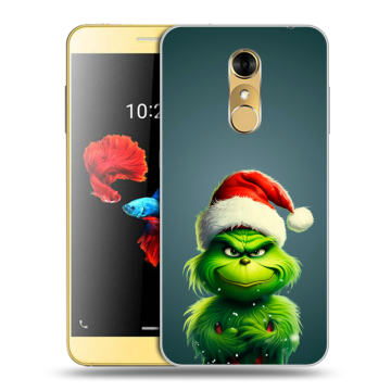 Силиконовый чехол на ZTE Blade A910 с принтом Новый год Силиконовый чехол на ZTE Blade A910 с принтом Новый год