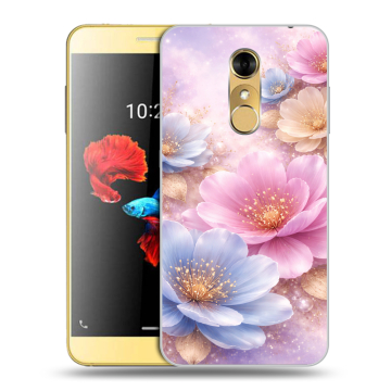 Силиконовый чехол на ZTE Blade A910 с принтом женский