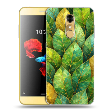 Силиконовый чехол на ZTE Blade A910 с принтом женский