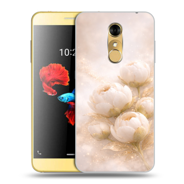 Силиконовый чехол на ZTE Blade A910 с принтом женский