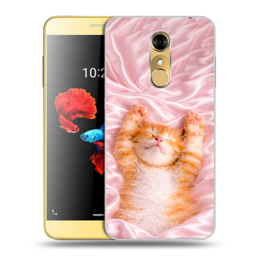 Силиконовый чехол на ZTE Blade A910 с принтом женский