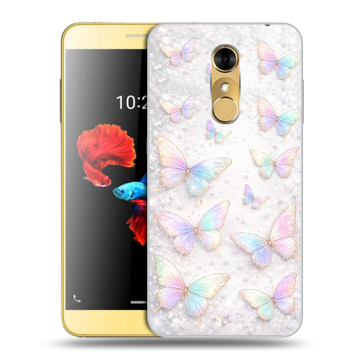 Силиконовый чехол на ZTE Blade A910 с принтом женский