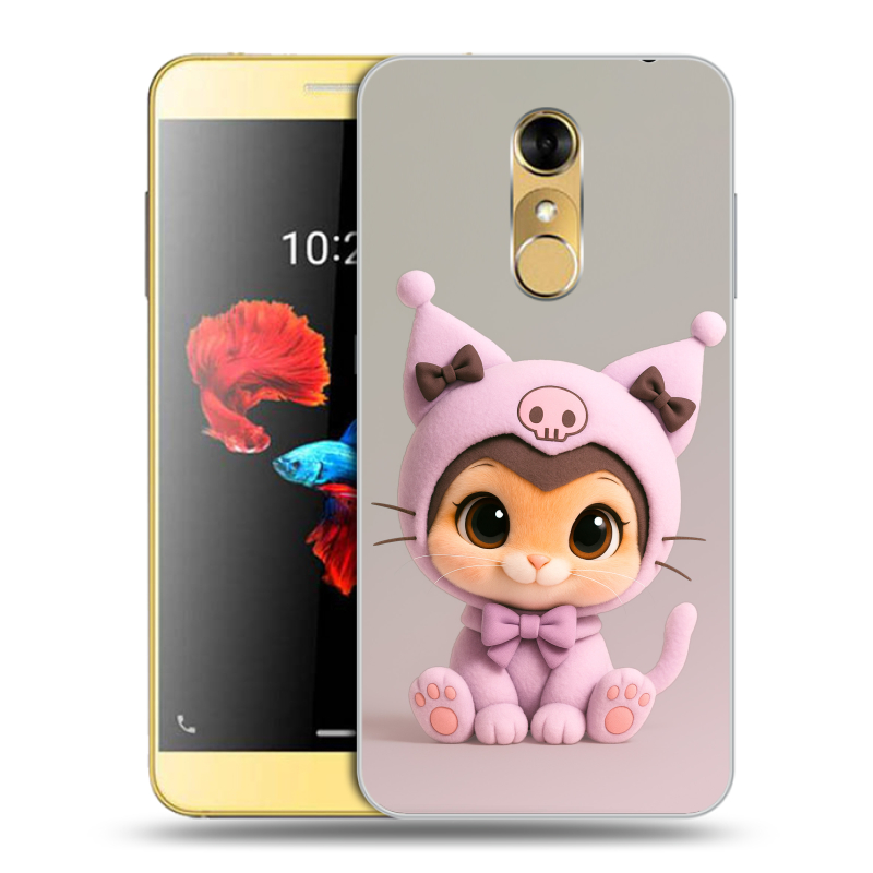 Силиконовый чехол на ZTE Blade A910 с принтом Куроми Kuromi Силиконовый чехол на ZTE Blade A910 с принтом Куроми Kuromi