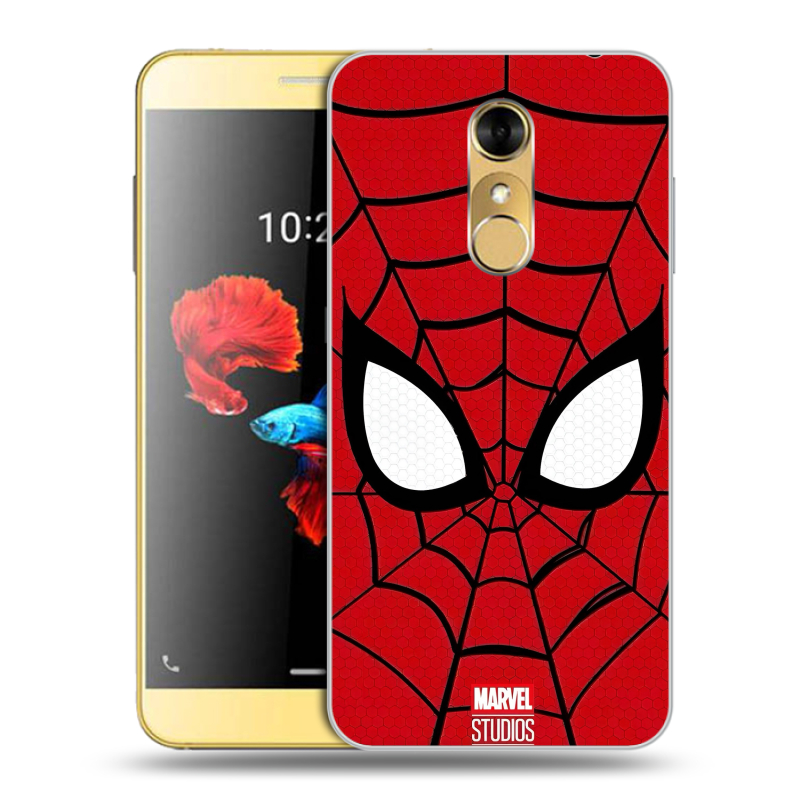 Силиконовый чехол на ZTE Blade A910 с принтом человек паук spiderman Силиконовый чехол на ZTE Blade A910 с принтом человек паук spiderman
