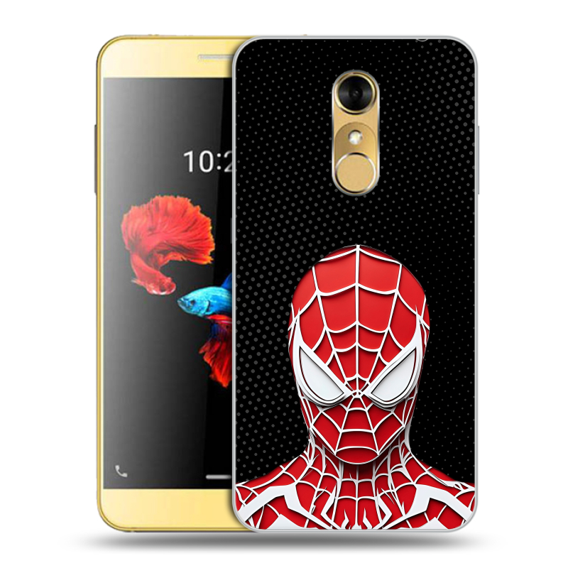 Силиконовый чехол на ZTE Blade A910 с принтом человек паук spiderman Силиконовый чехол на ZTE Blade A910 с принтом человек паук spiderman