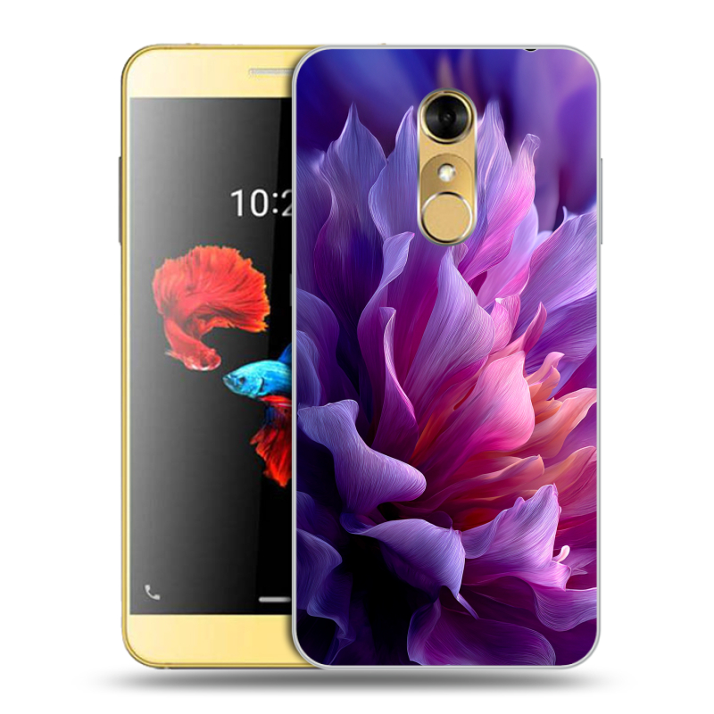 Силиконовый чехол на ZTE Blade A910 с принтом женский цветы Силиконовый чехол на ZTE Blade A910 с принтом женский цветы