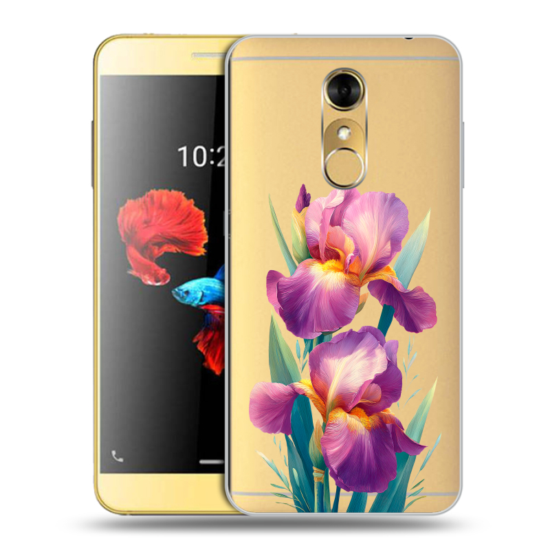 Силиконовый чехол на ZTE Blade A910 с принтом Цветы орхидеи Силиконовый чехол на ZTE Blade A910 с принтом Цветы орхидеи
