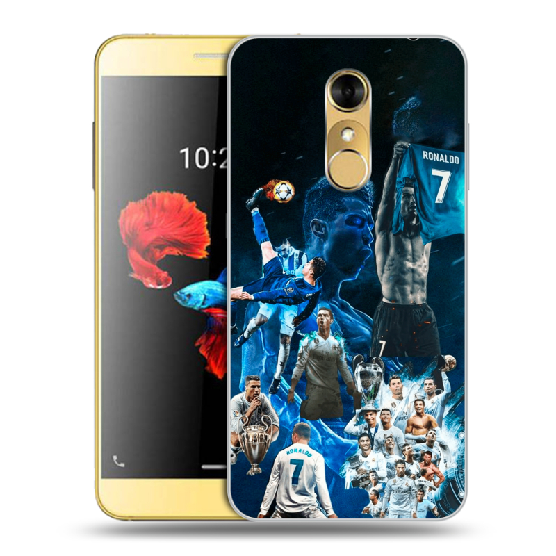 Силиконовый чехол на ZTE Blade A910 с принтом Реал Роналдо Силиконовый чехол на ZTE Blade A910 с принтом Реал Роналдо