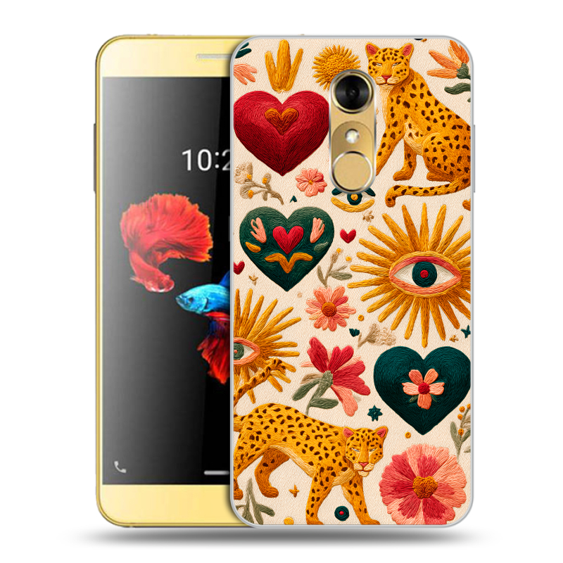 Силиконовый чехол на ZTE Blade A910 с принтом Модный принт Силиконовый чехол на ZTE Blade A910 с принтом Модный принт