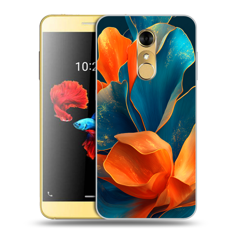 Силиконовый чехол на ZTE Blade A910 с принтом Цветы Силиконовый чехол на ZTE Blade A910 с принтом Цветы