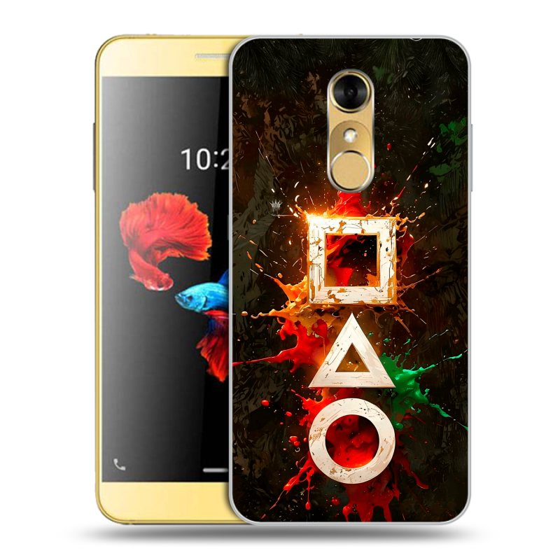 Силиконовый чехол на ZTE Blade A910 с принтом Squid Game Игра кальмара Силиконовый чехол на ZTE Blade A910 с принтом Squid Game Игра кальмара