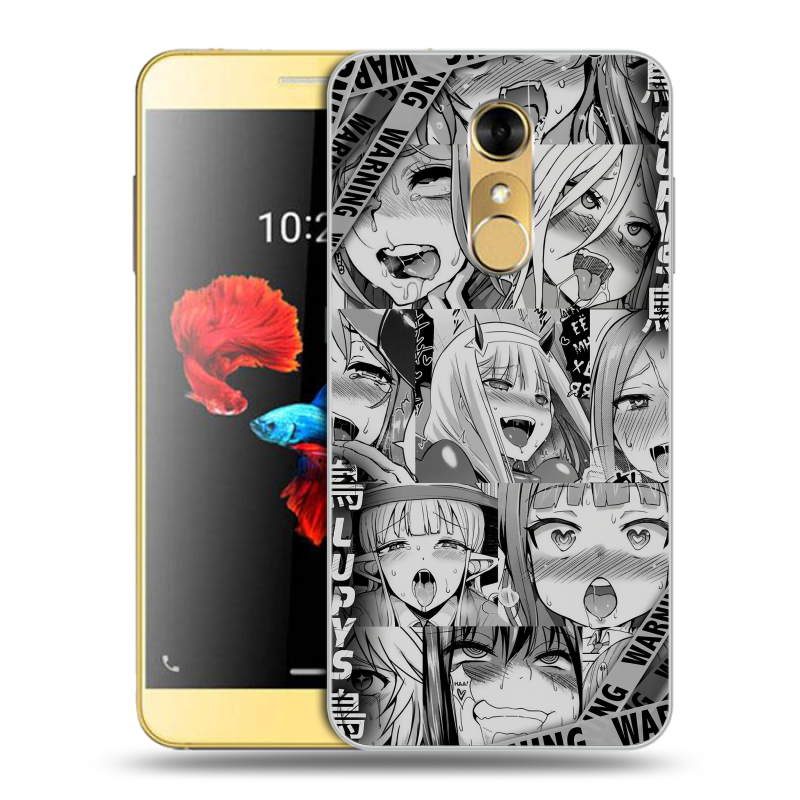 Силиконовый чехол на ZTE Blade A910 с принтом Ahegao Ахегао Аниме Силиконовый чехол на ZTE Blade A910 с принтом Ahegao Ахегао Аниме