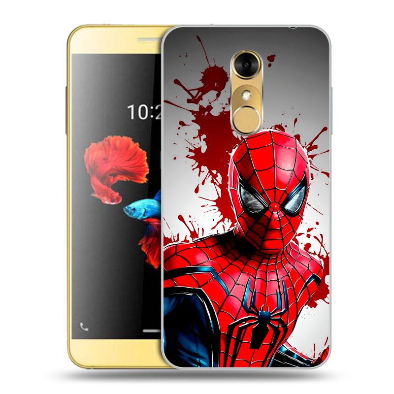 Силиконовый чехол на ZTE Blade A910 с принтом Spiderman Человек паук Силиконовый чехол на ZTE Blade A910 с принтом Spiderman Человек паук