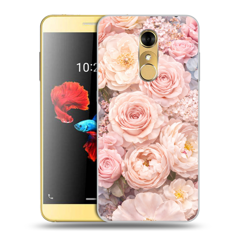 Силиконовый чехол на ZTE Blade A910 с принтом женский Силиконовый чехол на ZTE Blade A910 с принтом женский