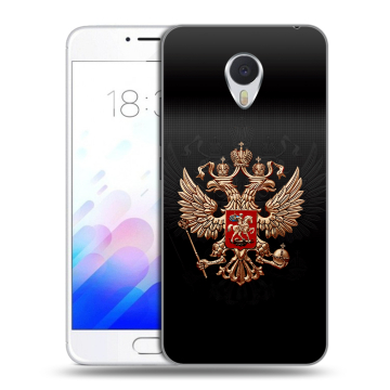 Пластиковый чехол на Meizu M3E с принтом Герб России Пластиковый чехол на Meizu M3E с принтом Герб России
