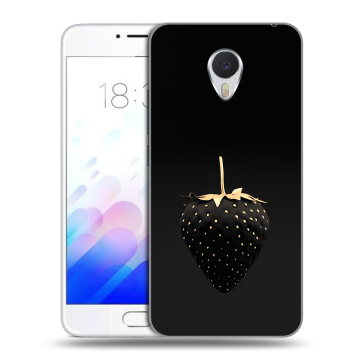 Пластиковый чехол на Meizu M3E с принтом Черная клубника Пластиковый чехол на Meizu M3E с принтом Черная клубника