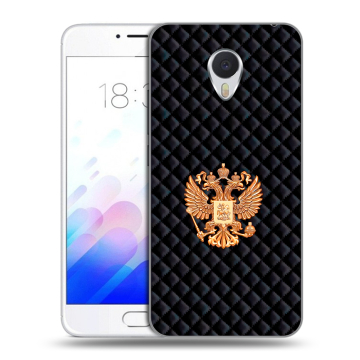 Пластиковый чехол на Meizu M3E с принтом Герб России принт Пластиковый чехол на Meizu M3E с принтом Герб России принт