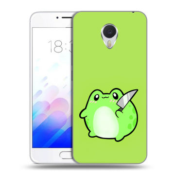 Пластиковый чехол на Meizu M3E с принтом Лягушенок