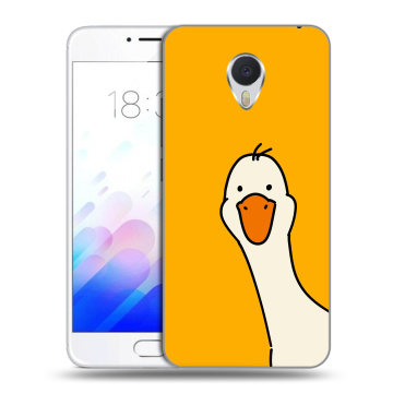 Пластиковый чехол на Meizu M3E с принтом Утка