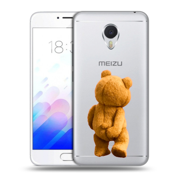 Пластиковый чехол на Meizu M3E с принтом Медведь