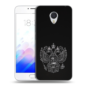 Пластиковый чехол на Meizu M3E с принтом Герб России Пластиковый чехол на Meizu M3E с принтом Герб России