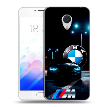 Пластиковый чехол на Meizu M3E с принтом БМВ BMW Пластиковый чехол на Meizu M3E с принтом БМВ BMW