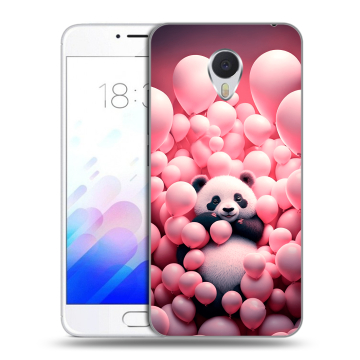 Пластиковый чехол на Meizu M3E с принтом Панда