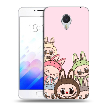 Пластиковый чехол на Meizu M3E с принтом Лабубу