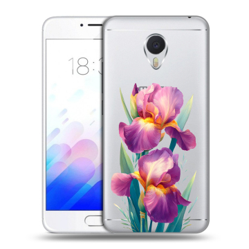Пластиковый чехол на Meizu M3E с принтом Цветы орхидеи