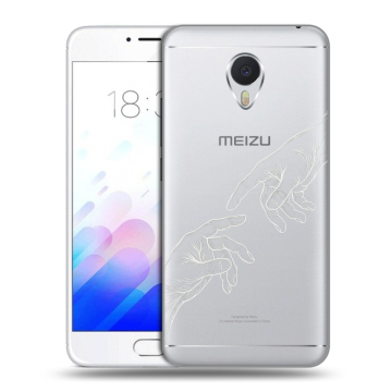 Пластиковый чехол на Meizu M3E с принтом Сотворение мира