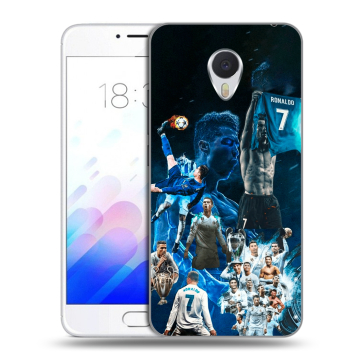 Пластиковый чехол на Meizu M3E с принтом Реал Роналдо Пластиковый чехол на Meizu M3E с принтом Реал Роналдо