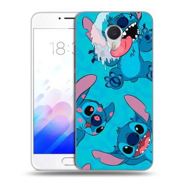 Пластиковый чехол на Meizu M3E с принтом Лило и Стич Пластиковый чехол на Meizu M3E с принтом Лило и Стич