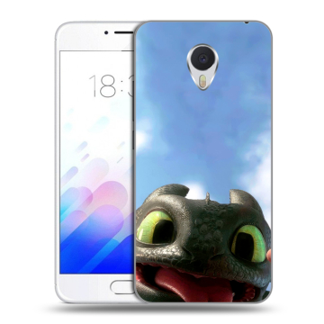 Пластиковый чехол на Meizu M3E с принтом Как приручить дракона