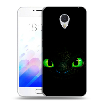 Пластиковый чехол на Meizu M3E с принтом Как приручить дракона