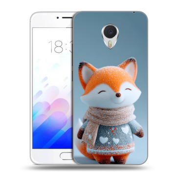 Пластиковый чехол на Meizu M3E с принтом Лиса