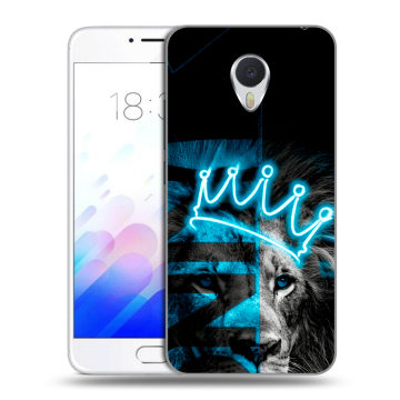 Пластиковый чехол на Meizu M3E с принтом Король лев Пластиковый чехол на Meizu M3E с принтом Король лев